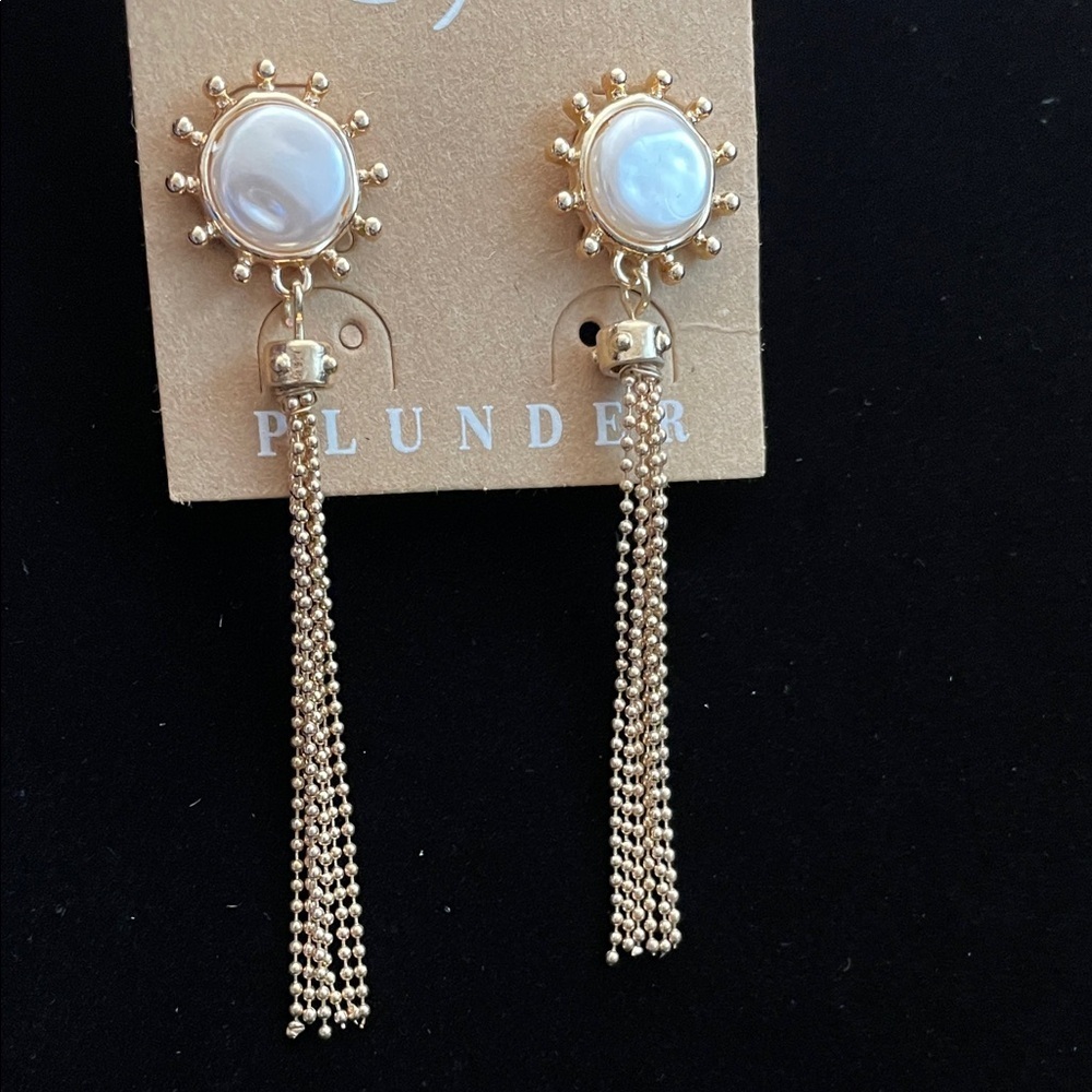 Plunder Gold Tone Earring Collection - Picture 2 of 8